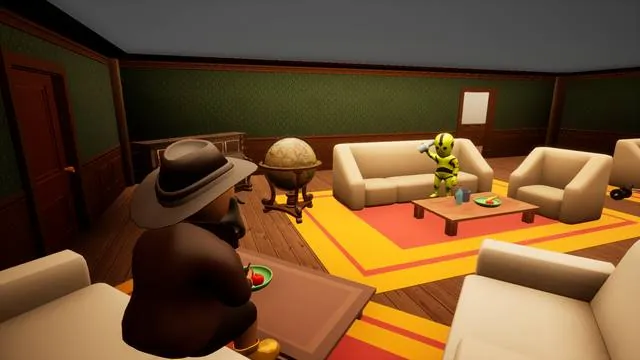 Two Survivors caught in the open lounge
