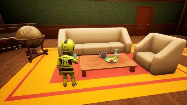 Two Survivors regrouping around the coffee table